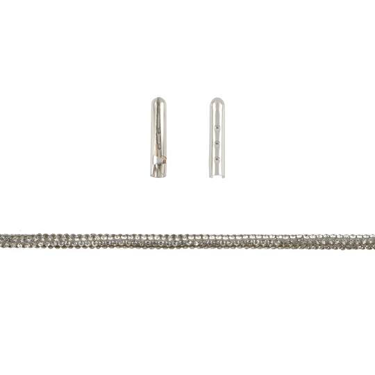 3.5mm Glass Rhinestone Lace, 6yd. by Bead Landing™